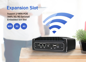 Mini-ordinateur industriel sans ventilateur Dual LAN Nano PC Intel Core I7 CPU TPM 2.0 Windows 11 - Product Image 5