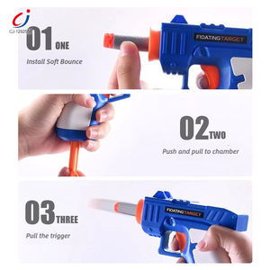 Чэнджи выстрел плавающий стрелковый пистолет набор классный дизайн симулятор 2 в 1 Eva мягкие мячи стрельба мишень игровой пистолет - Product Image 5