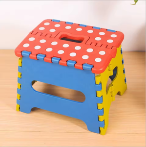 Tabouret pliant créatif en plastique à pois – Tabouret gonflable portable, écologique, durable et moderne pour enfants, idéal pour la salle à manger, l'hôtel et le centre commercial - Product Image 2