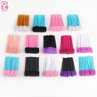 Brosses à cils Beiqili Crystal Shine, logo personnalisé, brosses à mascara diamant, applicateurs de mascara, Cepillos Para Pestañas