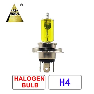 Yellow Halogen Headlight H4 60W 55W 100W 90W H4 Halogen Bulb
