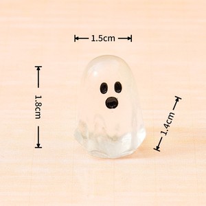 ไฟกลางคืนรูปผีเรซิ่นน่ารัก ของตกแต่ง DIY แบบแขวน ขนาดเล็ก สีสันสดใส สำหรับตกแต่งสวนจิ๋ว ของประดับตกแต่งฮาโลวีน - Product Image 2