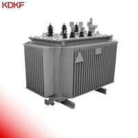 Transformador Trifásico Sumergido en Aceite KDKF S11/S13/S18 160-250 KVA, 380V/220V, Enfriamiento ONAN, 50/60Hz, Bobina de Alta Frecuencia, IEC