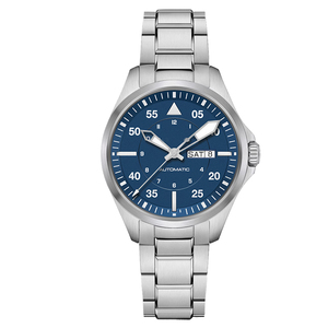 Shenzhen China fabricante relojes automáticos hombres con cara verde y correa de piel de becerro <span class=keywords><strong>100M</strong></span> <span class=keywords><strong>WR</strong></span> U3005 - Product Image 5