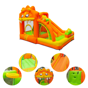 Château gonflable en PVC écologique de haute qualité avec toboggan pour <span class=keywords><strong>les</strong></span> fêtes d'enfants dans la cour Ballon House - Product Image 4