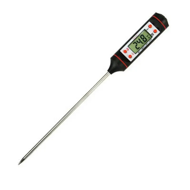 Termometer Daging Digital BBQ Elektronik Memasak Makanan Termometer Air Susu Dapur Oven Termometer