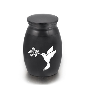 Petite urne pour animaux de compagnie en acier inoxydable pour cendres pour commémorer les chats chiens oiseaux <span class=keywords><strong>souris</strong></span> pour colombariums de souvenirs de crémation humaine - Product Image 1