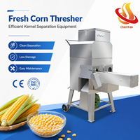 Machine à décortiquer le maïs frais, séparateur automatique de grains de maïs doux pour la transformation alimentaire, machine à séparer les grains de maïs