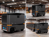 Robot Pengisian Daya EV Mobile Otonom 120kW Pengisian Cepat Kapasitas Baterai 165kWh Robot Pengisi Daya EV Otomatis Cerdas