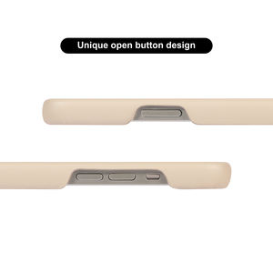 Funda de Teléfono Personalizada de Piel Vegana con Diseño de Cáscara de <span class=keywords><strong>Manzana</strong></span>, Resistente a Impactos, Ecológica, Biodegradable y Sostenible para iPhone Air 17 16 15 - Product Image 3