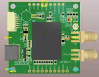Papan GNSS RTK Shenglianxin ZED-F9P dengan Antena Eksternal Presisi Tingkat Sentimeter