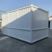 Caja de Almacenamiento de Acero Corrugado de Alta Resistencia para Obras de Construcción, Oficina Temporal Moderna