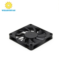 Ventilador Silencioso WellSuNFan Sin Escobillas 5V 70mm con Rodamiento de Aceite, Plástico, 28dBA, 2PIN, Nuevo, OEM, ODM, Venta al Por Mayor de Fábrica, Sistema de Refrigeración para Caja de Ordenador