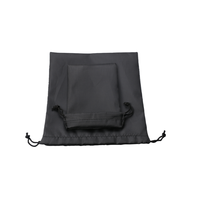 Sac à cordon personnalisé réutilisable en tissu Oxford, sac de rangement portable avec poignée en corde, écologique, anti-poussière, 16x18cm