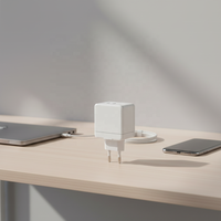 Nuevo Cargador de Pared Portátil 2026 de 40W PD con Doble Puerto Tipo-C y Enchufe Europeo Ignífugo