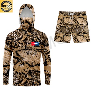 Vêtements de pêche personnalisés pour hommes, chemise d'extérieur UPF 50+ protection UV, respirante, légère, uniforme, séchage rapide, sweat à capuche de pêche - Product Image 1