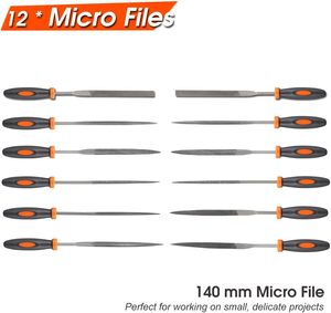 Tập tin thiết lập 18 cái kết hợp treo túi mài tròn tập tin tam giác tập tin Mài công cụ 16 cái - Product Image 5