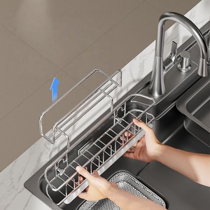 <b>Large</b> single-slot 304 stainless steel kitchen sink with integrated slag cornucopia sink - Product Image 3