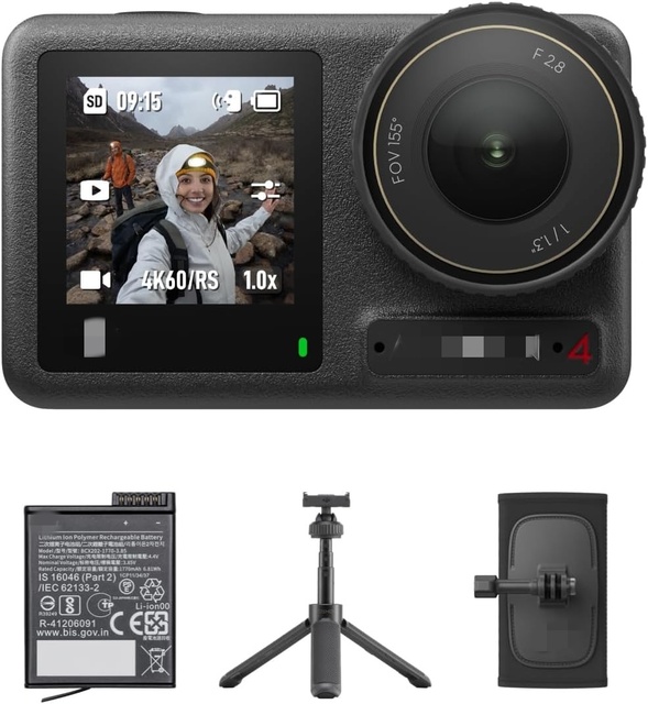 Waterproof Action Camera for 4K Outdoor Video ,Ultimate Outdoor Camera,Action Video with 160-Min for Outdoor Recording