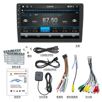 Lecteur multimédia de voiture universel double 2 Din avec écran tactile IPS, CarPlay sans fil et Android Auto, GPS, autoradio Android 10 pouces