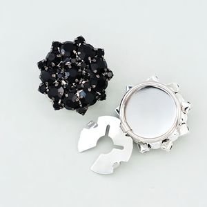 Gemelli di Lusso Leggero Stile Europeo Americano Transfrontaliero, con Cristallo Bianco, Acrilico, Resina Lucite e Strass, da Donna per Abito da Sera - Product Image 5