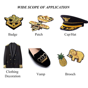 QIAO 10グラム/ロット中空ライン縫製アクセサリー銅ワイヤー刺繍刺繍バッジマット手作りジュエリーアクセサリー - Product Image 6