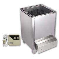 FANLAN 15 kW – Chauffe-vapeur électrique en acier inoxydable pour sauna, idéal pour les grandes salles de sauna traditionnelles