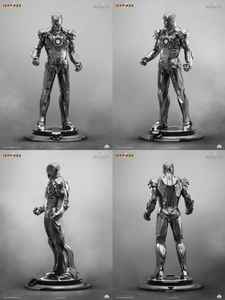 Sculpture grandeur nature de Iron Man MK2 de haute qualité, personnage de film Marvel, super-héros, statue en résine pour décoration - Product Image 5