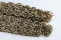 Vague naturelle de gros Extension de cheveux doublement étirés, tissage en paquet, cheveux humains Remy vierges alignés sur les cuticules