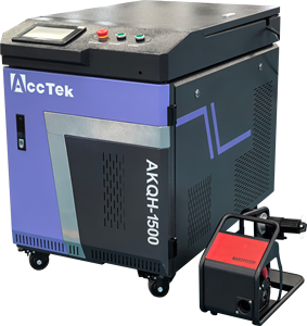 Pulitore <span class=keywords><strong>Laser</strong></span> AccTek per Rimozione <span class=keywords><strong>Ruggine</strong></span> e Vernice, Macchina per Pulizia <span class=keywords><strong>Laser</strong></span> a Fibra Pulsata per Plastica e Saldature 100W 200W Max Jpt - Product Image 1