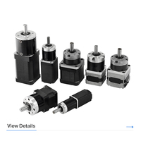 Moteur pas à pas hybride PrimoPal à couple élevé NEMA, double arbre, boîte de vitesses planétaire optionnelle, contrôleur de mouvement pour routeur CNC et automatisation