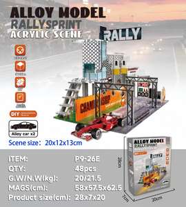 Modèle miniature en acrylique 3D et kit de maison de poupée DIY - Ensemble de maison miniature transparente pour <span class=keywords><strong>l</strong></span>'affichage et la décoration d'<span class=keywords><strong>architecture</strong></span> créative - Product Image 3