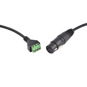 Enchufe hembra XLR de 3 pines A Adaptador convertidor de Terminal sin soldadura de 3 pines, conector de Cable de enchufe de Audio para altavoces mezcladores de micrófono - Product Image 2