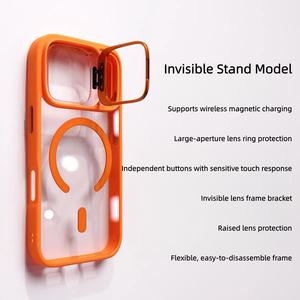 Étui de téléphone magnétique pliable avec support pour <span class=keywords><strong>iPhone</strong></span> 17 16 15 14 13 12 Pro Max Plus, coque de protection rétro tendance - Product Image 3