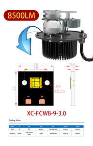 Projecteur de logo personnalisé, lampe de projection publicitaire étanche IP66 avec gobo interchangeable pour l'image de marque en vitrine - Product Image 5