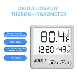 Комнатный термометр и датчик влажности с монитором температуры и влажности, многофункциональный цифровой гигрометр, комната