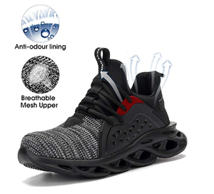 2023 acciaio ToeCap <span class=keywords><strong>uomo</strong></span> donna antiforatura moda traspirante prezzo economico <span class=keywords><strong>Sneakers</strong></span> protettivo sport lavoro scarpa di sicurezza leggera - Product Image 3