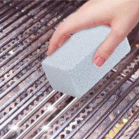 Briques de nettoyage pour barbecue extérieur, petites briques grises, pierres flottantes pour barbecue, pierres de nettoyage