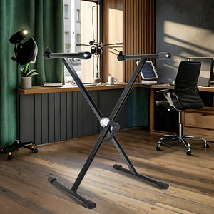KS020 Yinyu Quick Clamp Single X Support de clavier avec hauteur réglable pour les scènes, les studios et la pratique à domicile - Product Image 6