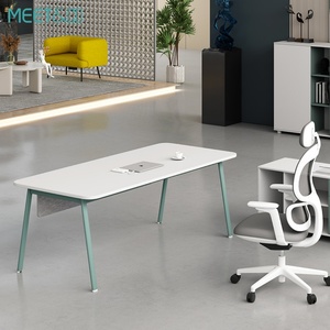 Modern Minimalist <b>Office</b> Desks Wooden Staff <b>Tables</b> with Desktop Partition Special Workstation for Clerks Modular Design - Product Image 2