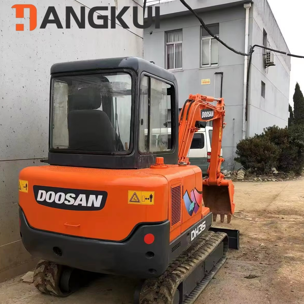 Doosan DH35 экскаватор 3,5 тонн 90% новый оригинальный с EPA CE сельскохозяйственный б/у экскаватор 3,5 тонн doosan 35 для копания
