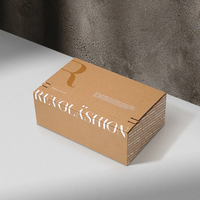 Carton ondulé personnalisé Carton fermeture éclair bande Commerce Mailing adhésif déchirure bande ouverte postale auto-scellante boîtes de papier logistique