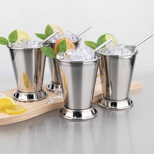 Tasse à Julep à la menthe, <span class=keywords><strong>mini</strong></span> verre à cocktail, mug à bière en acier inoxydable, mug Mule personnalisé, moderne, minimaliste, personnalisable - Product Image 1