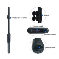 Lector de Etiquetas RFID HDX FDX-B BT de 134.2Khz, Antena Ajustable para Ganado, Escáner de Etiquetas Auriculares para Animales, Software SDK para Desarrollo de Aplicaciones Agrícolas
