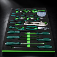 Ensemble d'outils de réparation automobile en gros, 23 pièces, pinces de mécanicien, tournevis, kit d'outils pour garage et atelier