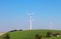Groupe électrogène éolien horizontal 50 kW, système connecté au réseau 380 V/400 V, certifié CE pour projets industriels et agricoles