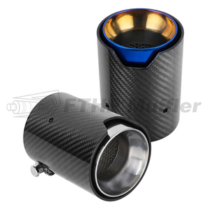 Punta de escape <span class=keywords><strong>M</strong></span> Performance para BMW E46 E92 F30 340i 440i F87 M2 F80 M3 F20 F10 F90, puntas universales para silenciador de escape de coche - Product Image 4