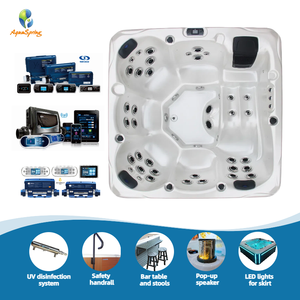 <span class=keywords><strong>Precio</strong></span> de fábrica bañera de hidromasaje 6 personas 42 chorros CE aprobado acrílico bañera de hidromasaje Spa Jacuzzier con cascada - Product Image 2