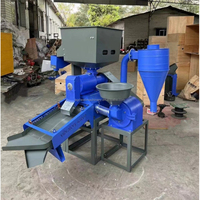 Machines à moudre multifonctions 4-en-1, décortiqueuse et moulin à riz, petit polisseur de riz domestique au prix le plus bas