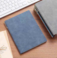 Carnet de notes en cuir PU style daim A5, agenda à couverture souple avec logo personnalisé, planificateur créatif et tendance
